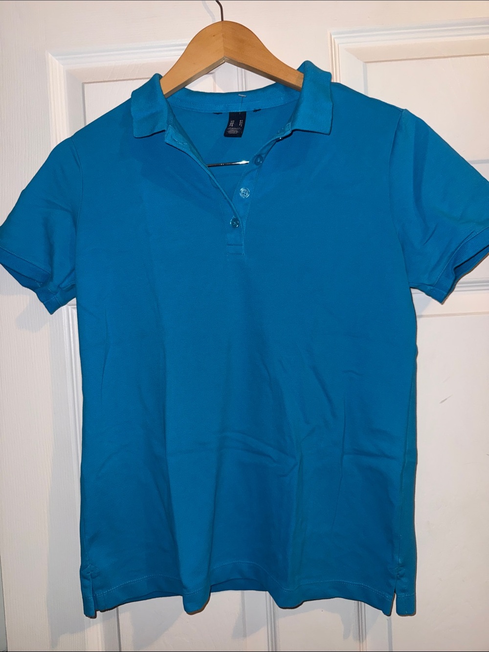 Women’s Blue Polo Shirt - Classic Short Sleeve